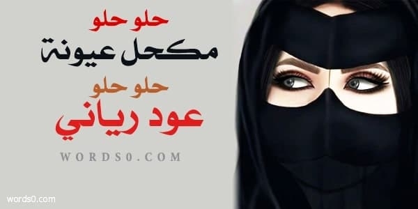 كلمات شيلة حلو حلو مكحل عيونه