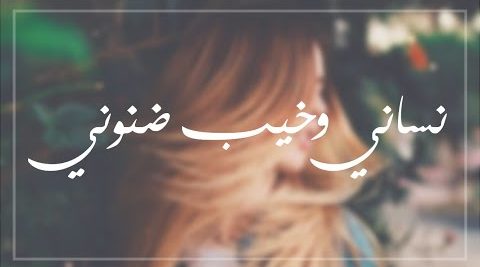 كلمات نساني وخيب ظنوني حبيبي كاملة مكتوبة